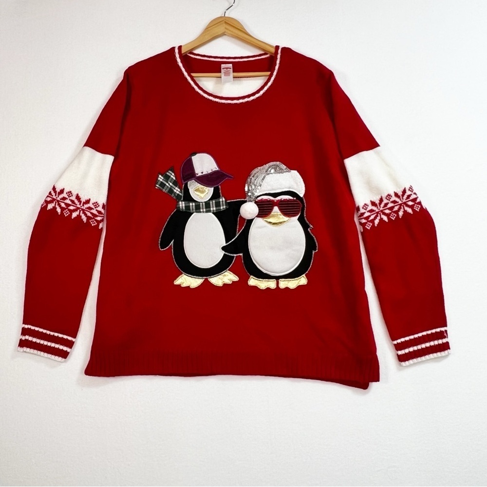 Holiday Time Light Up Christmas Sweater Size XXLarge.